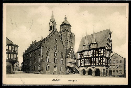 Ansichtskarte alsfeld - ansichtskarte,