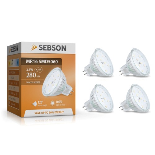Led lampe gu5 mr16 - 4x,
