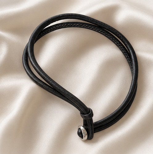 Charlot borgen lederhalsband - borgen,