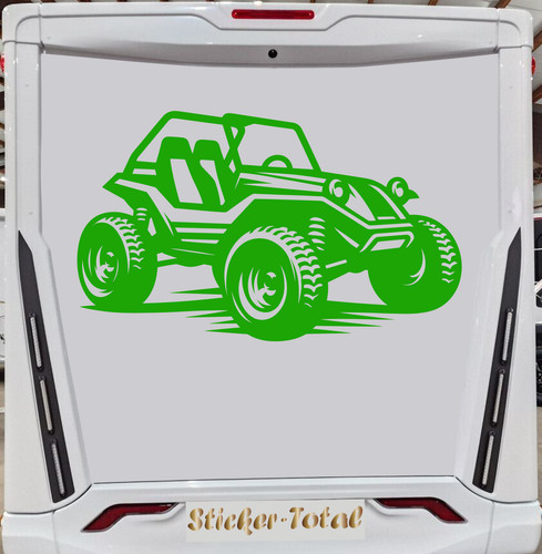 Strand buggy als aufkleber - 01,