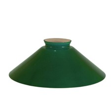 Lampenschirm Schusterschirm Ersatzglas 4307 Lampenglas E27 Glas Grün Ø 200/57mm