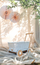 Spielzeugwagen aus Weide in