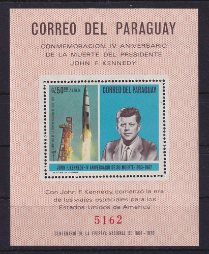 Paraguay 1968 kennedy saturn - -,