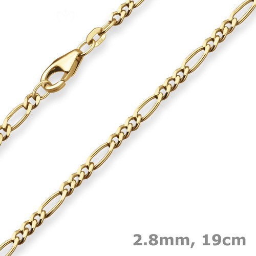 8mm armband figarokette - armband,