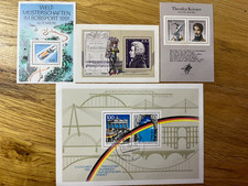 4 x Briefmarken - Kleinblöcke