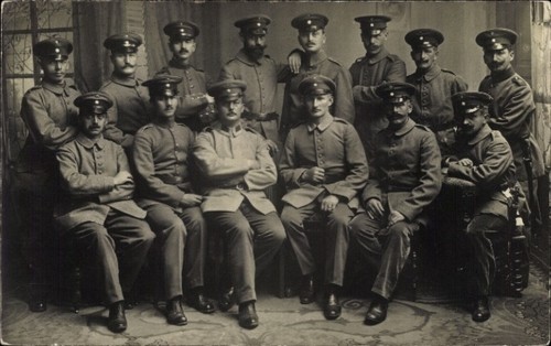 Foto deutsche soldaten in - ak,