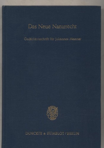 Das neue naturrecht klose - das,
