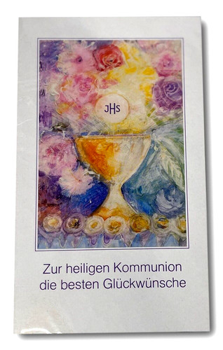 Kommunion geschenkkarte - kommunion,