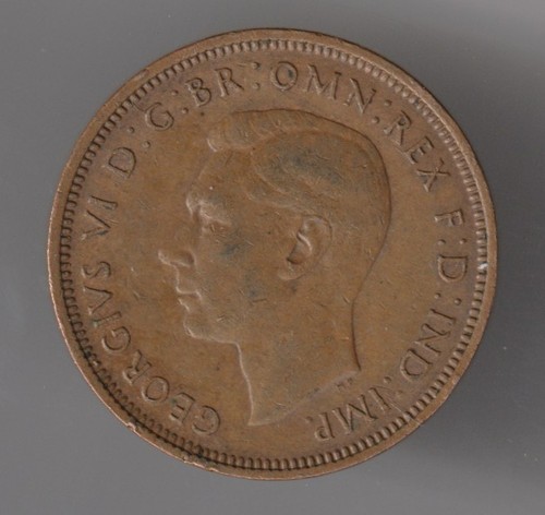Half penny 1944 - gb:,