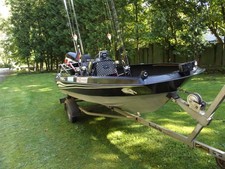 Angelboot, Wallerboot mit Mercury 50 ps