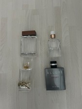 4 leere Parfüm-Flaschen Original Chanel Dolce Gabbana  Hermes yves saint laurent