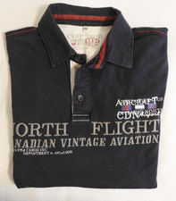 Camp David Langarmpolo Sweatshirt Pullover 3XL dunkelblau