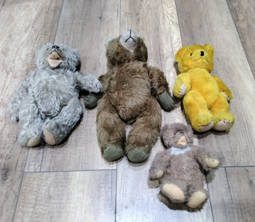 Konvolut alte teddybären - konvolut, 4x