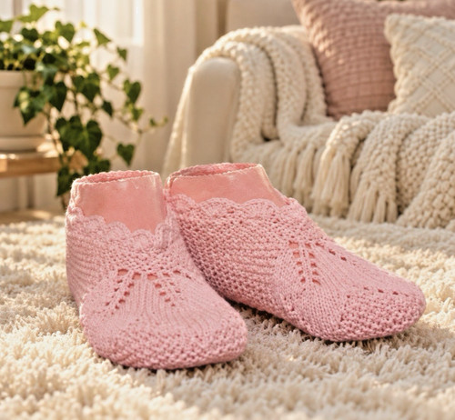 Handgestrickte füsslinge - ***handgestrickte,