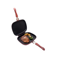 CenYC-Pfanne, antihaftbeschichtet, doppelseitig, für Pfannkuchen und Steaks