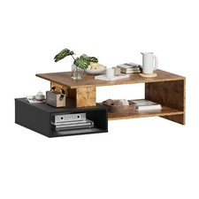 105CM Couchtisch Wohnzimmertisch Beistelltisch Sofatisch Kaffeetisch Holztisch