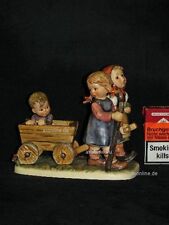 Goebel Hummel 406 "Frohe Fahrt", pleasant journey Kinder mit Leiterwagen century