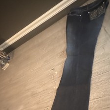 One Love Dark Blue Embroidered