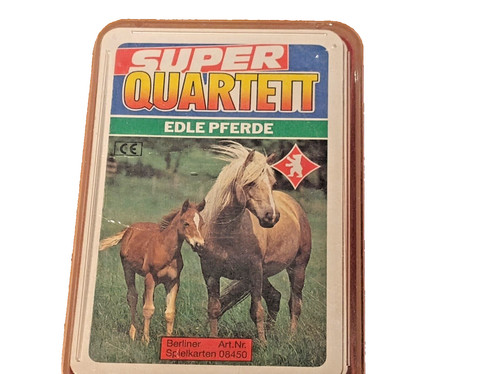 Super quartett edle pferde - quartett-,