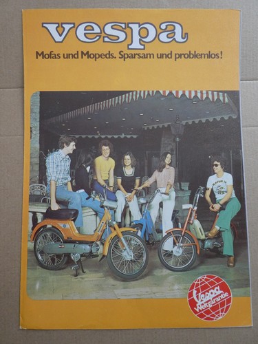 Vespa prospekt 1974 - prospekt, bravo