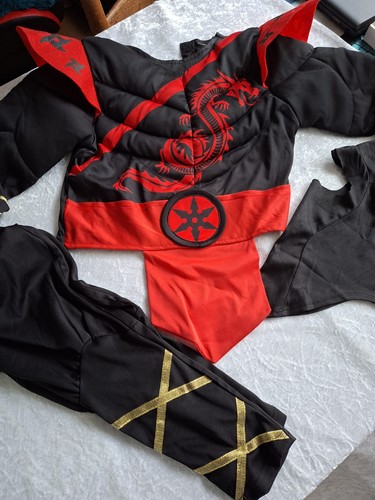 Ninja jungen rot schwarz - jungen, rot/schwarz
