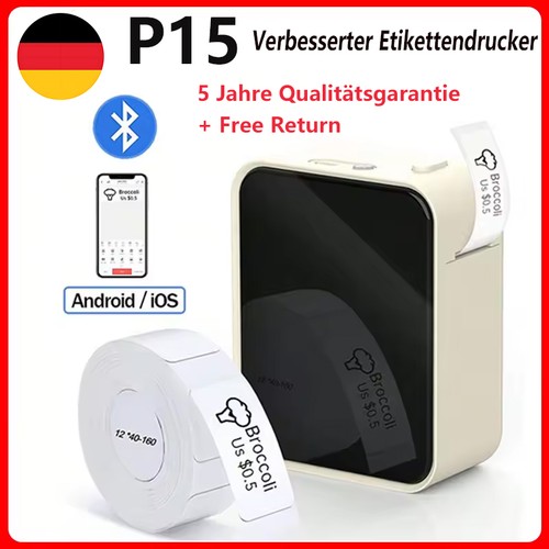 Etikettendrucker bluetooth p15 - etikettendrucker,