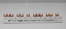 Hager KDM451D Phasenschiene 3-polig+NAC mit Gabelanschluss 230/400V 16mm²