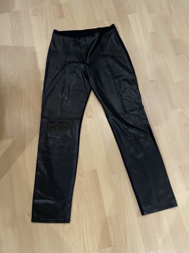 Leggins lederoptik vorne - leggins,