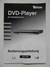 Tevion DVD-4000 Bedienungsanleitung – Original Anleitung für DVD-Player