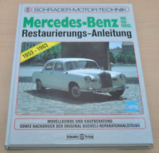 Mercedes Benz 180 190 SL W120 W121 ab 1953 Schrader Motor Reparaturanleitung