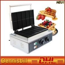 Profi Waffle Maker Machine Belgisches Waffeleisen Waffelmaschine Antihaftpfanne