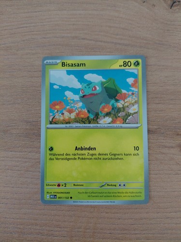 Pokémon karte bisasam - pokémon,