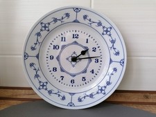 Wanduhr Jäger  Eisenberg Blau