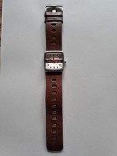 Herrenuhr Fossil braun Leder