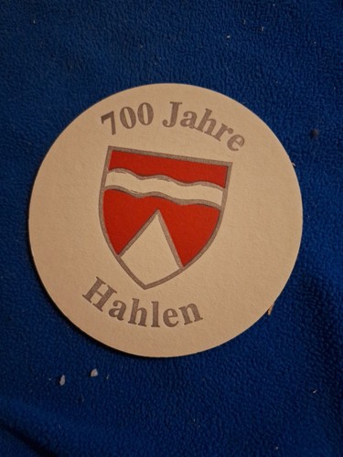 Bierdeckel hahlen 700 jahre - bierdeckel,
