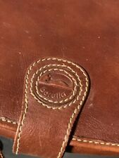 Leder Tasche - Saddle Bag groß - Borella - braun - Schultertasche - Ziernaht