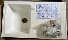 respekta Einbauspüle Boston 86 x 50 cm, weiß - B-Ware