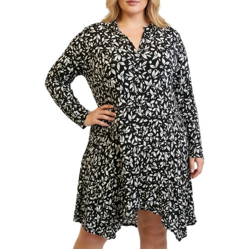 Sheego damen kleid - kleid, zipfelkleid