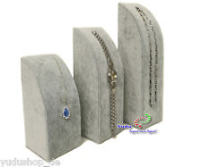 Schmucksteller Präsentationshilfe Schmuckdisplay Schmuckständer Haken grau