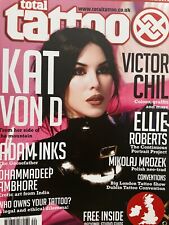 TOTAL TATTOO MAGAZINE SCARCE KAT VON D LATEX ISSUE PROFILE COMPLETE MINT EXAMPLE