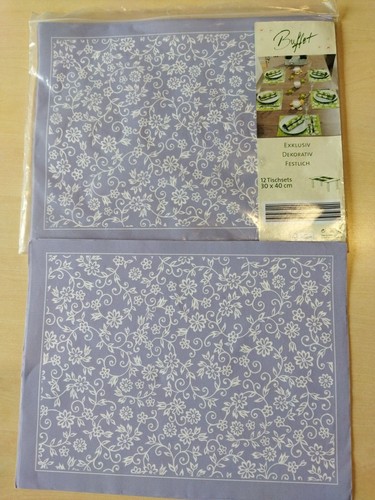Tischsets papier duni - tischsets,