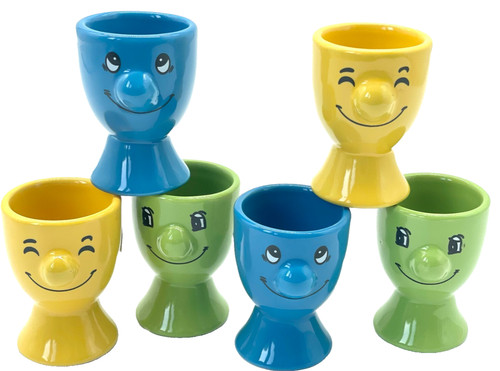6er eierbecher keramik - eierbecher,