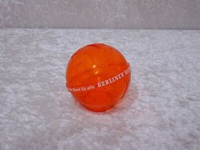 zStgGK - Berliner Bank Spardose Weltkugel Globus - Orange - Vintage - 7 cm