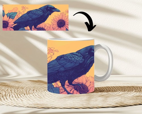 Kaffeetasse rabe mit - kaffeetasse,