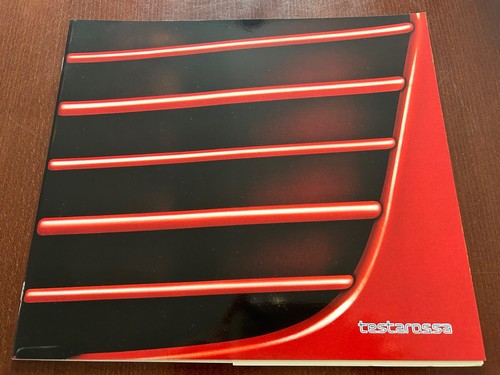 Ferrari testarossa broschüre - ferrari,