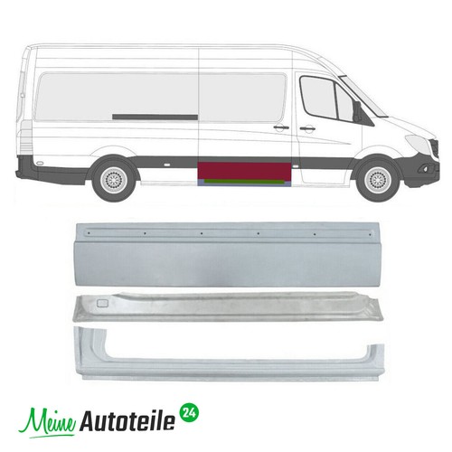 Reparaturblech schiebetür - 3x,