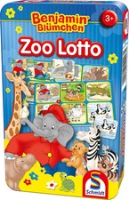 Benjamin Blümchen, Zoo Lotto | BRING-MICH-MIT-SPIELE IN METALLDOSE | Spiel