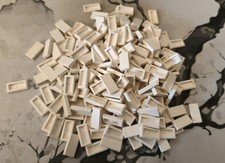 Lego  200x Fliesen - 1x2 weiss