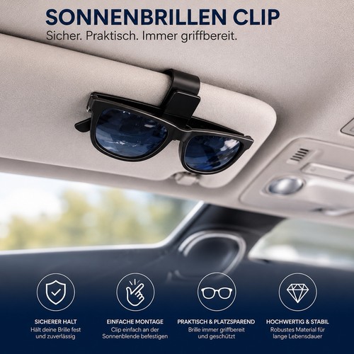 Sonnenbrillenhalter auto clip - sonnenbrillenhalter,