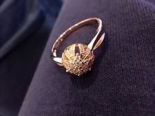 Ring. Größe 61. vergoldet